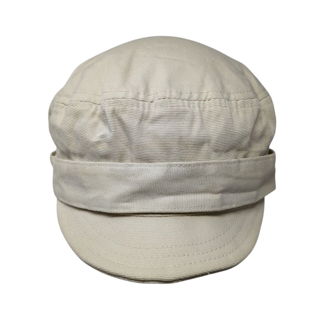 Unbranded Fitted Newsboy Cap Hat Tan One Size Solid Blank Outdoor